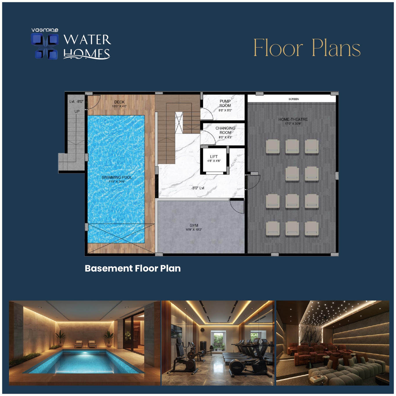 Redwood Basement Floor Plan